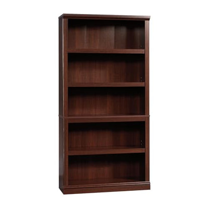 Miscellaneous Storage 5-Shelf Bookcase/ Book shelf, Select Cherry finish