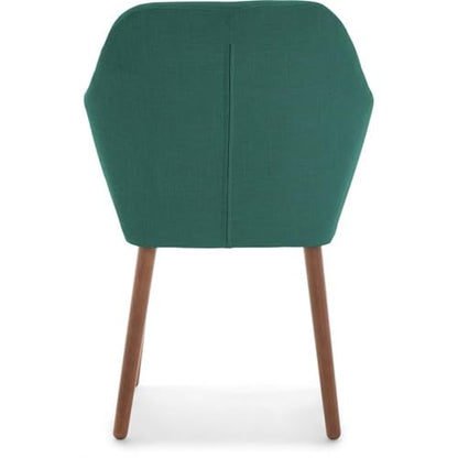 Roux Fabric Accent Chair, Turquoise (CHRROUTRQL02)