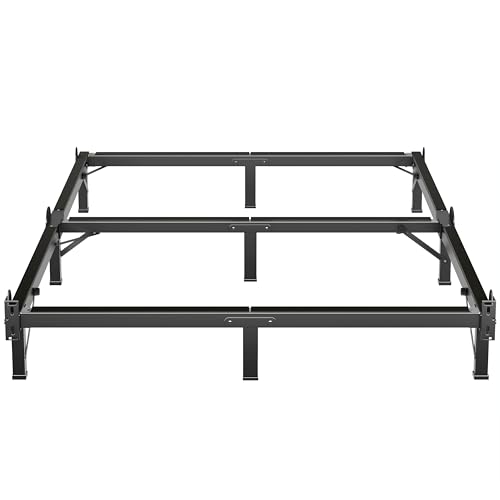 Metal Bed Frame Full 8 Inches for Box Spring, 9-Legs Support Basics, view 2