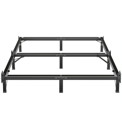 Metal Bed Frame Full 8 Inches for Box Spring, 9-Legs Support Basics, view 2