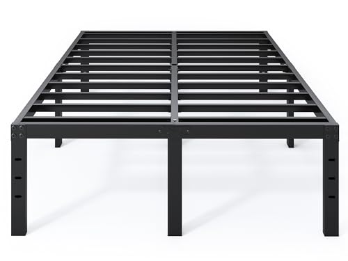 Full Size Bed Frame - 18 in Sturdy Platform Bed Frame Full, view 2