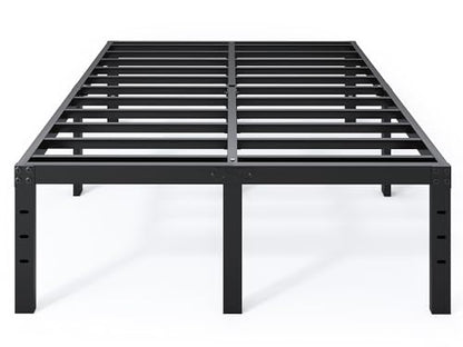Full Size Bed Frame - 18 in Sturdy Platform Bed Frame Full, view 2