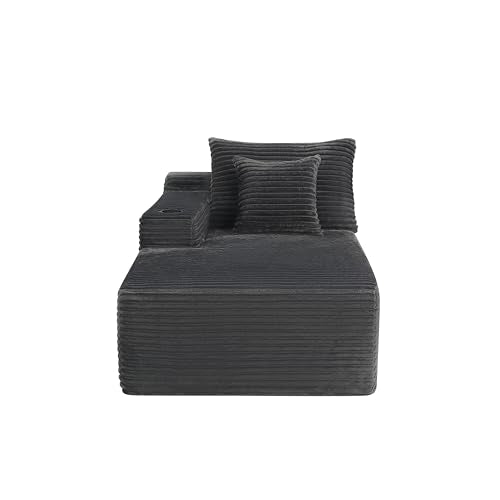 Left Facing Lounge Chaise Single Recliner Daybed Indoor, view 4