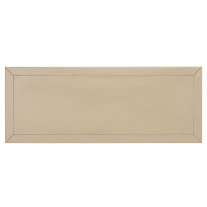 SAFAVIEH Furniture - Samantha 2-Drawer Console Table - Sand - Solid Wood - Classic Storage Design - Ideal for Entryway, Living Room, Hallway, 35.8" W x 13.8" D x 29.5" H (AMH5710J)