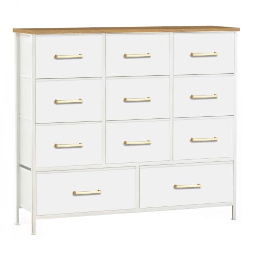 Dresser for Bedroom with 11 Storage Drawers, Tall Chests of Drawers, view 2