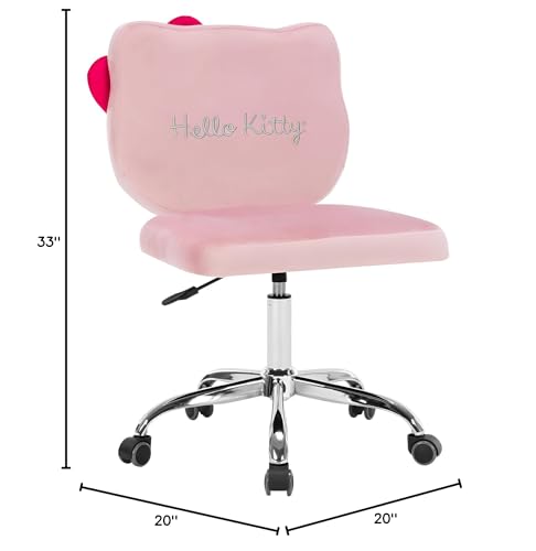 Impressions Vanity Hello Kitty® Kawaii Swivel Vanity Chair, Pink