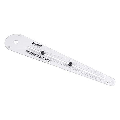 Router Compass for Precise Circle and Arc Cutting, R/COMPASS/A