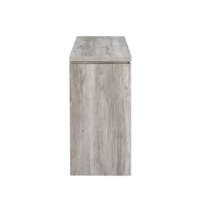 Grey Driftwood 2 Door Accent Cabinet
