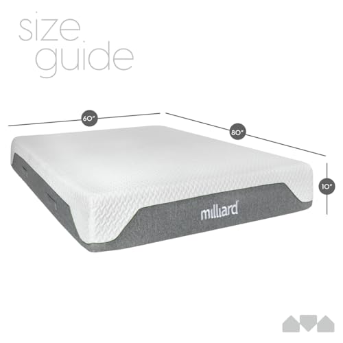 10-Inch Memory Foam Queen Size Mattress, Pressure-Relieving, view 4