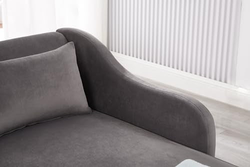 GDFStudio Upholstered Chaise Lounge Chair Indoor, view 7