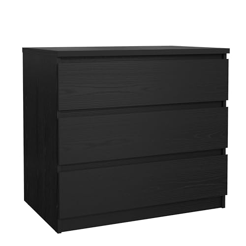 3 Drawer Chest with Handle-Free Design, view 2