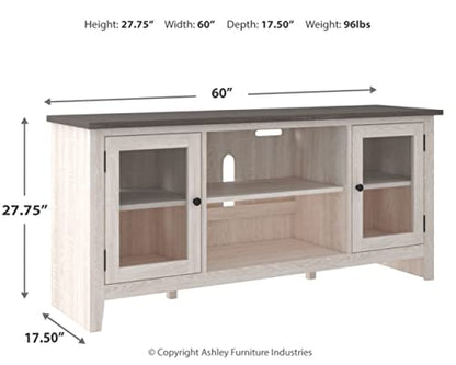 Signature Design by Ashley Dorrinson Farmhouse TV Stand, 60 Inch TV Console, view 4