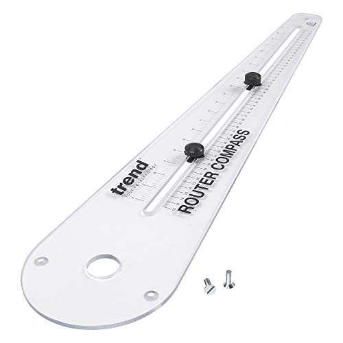 Router Compass for Precise Circle and Arc Cutting, R/COMPASS/A