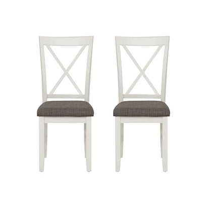 Powell Furniture Jane Side, Antique White Dining Chair