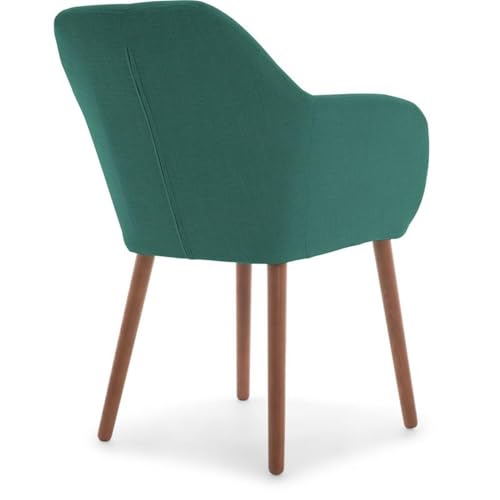 Roux Fabric Accent Chair, Turquoise (CHRROUTRQL02)