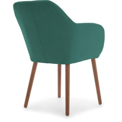 Roux Fabric Accent Chair, Turquoise (CHRROUTRQL02)
