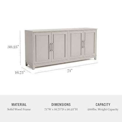Lily Pond Modular Storage TV Stand, Sharkey Gray, view 3