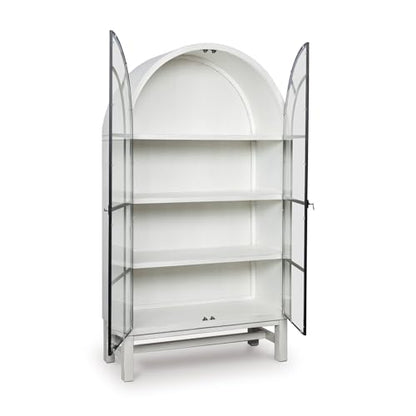 Signature Design by Ashley Basinger Display Cabinet, White Farmhouse, view 2