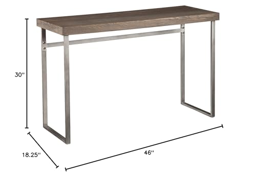 Nolan Console Table in Weathered Burnt Oak