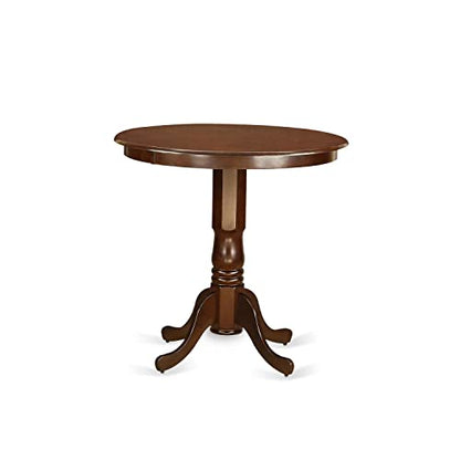 Jackson 36" Traditional Wood Dining Table in Mahogany