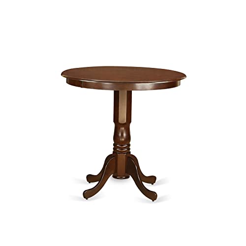 Mahogany traditional wood dining table, view 2