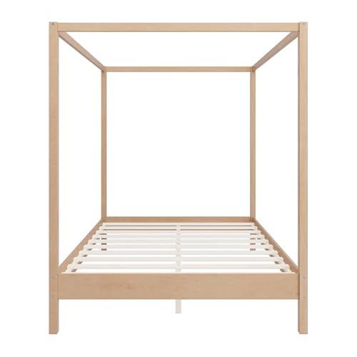 Wooden Canopy Bed with Four Posters, view 6