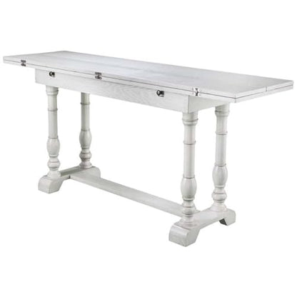 SEI Furniture Edenderry Farmhouse Folding Console Dining Table