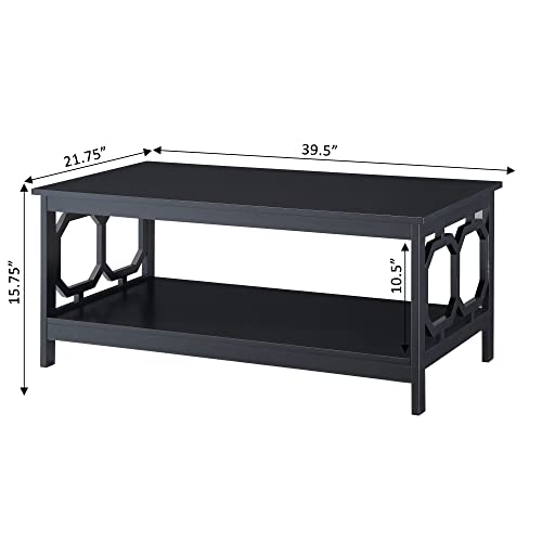 Omega Coffee Table, Black