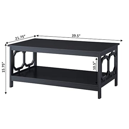 Omega Coffee Table, Black