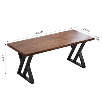 tiedingdingjiajuSolid Wood Desk 47 Inch, view 3