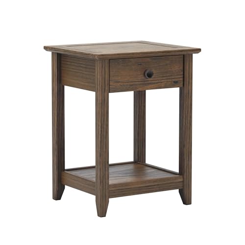 Greenport End Table - Brushed Walnut