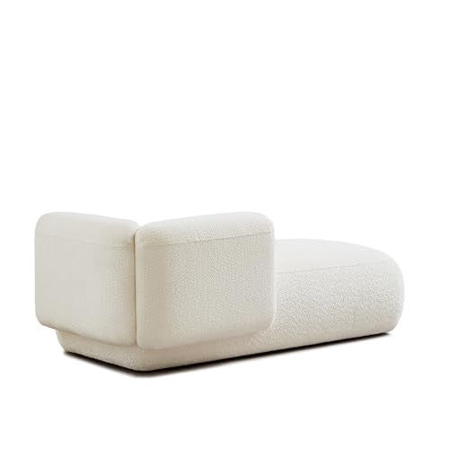Boucle Upholstered Left Facing Chaise Lounge Indoor for Living Room Bedroom, view 5