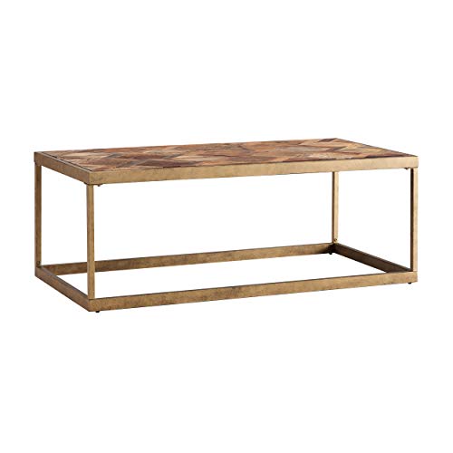 Dorville Patterned Cocktail Table, Natural