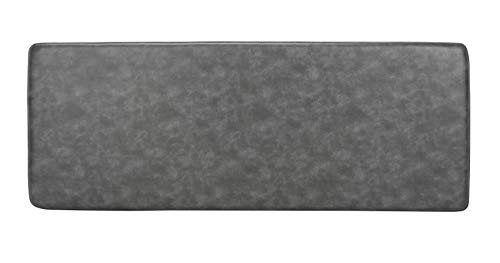 Safavieh Home Elise 48-inch Grey Faux Leather and Black Rectangular Bench