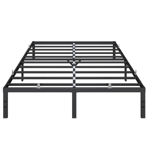 Queen Size Bed Frame, Metal Platform Bed Frame, 14 Inch, view 2