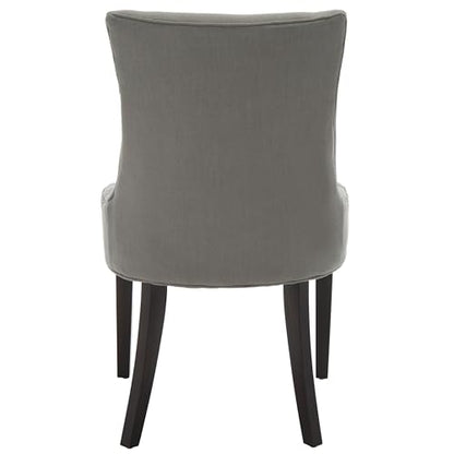 SAFAVIEH Home Collection - Lester Granite Upholstered Dining Chair, Modern Armless Design with Solid Wood Legs, Comfortable Seating for Dining Room or Kitchen (MCR4709B)