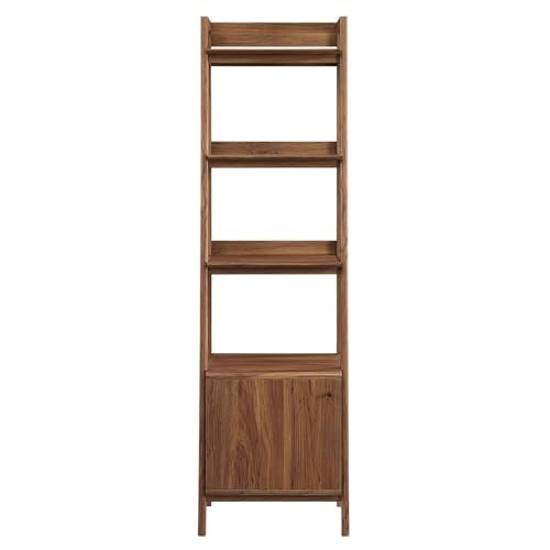 21" Bookshelf Display Case in Walnut, view 5