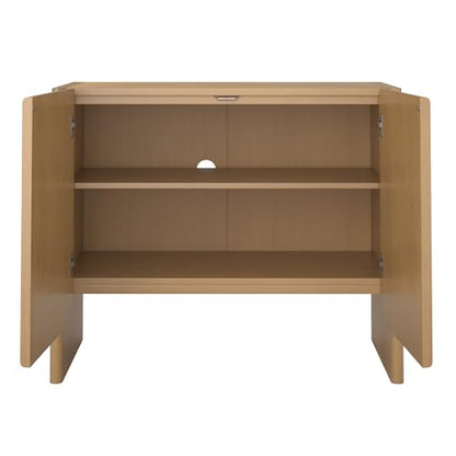 Nathan James Jacala Mid Century Modern Entryway Storage Cabinet with Doors, view 6