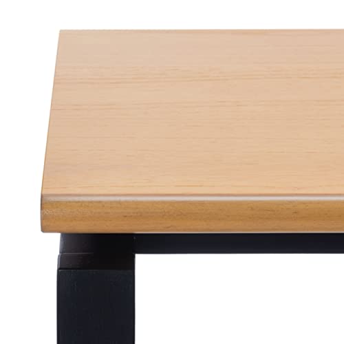SAFAVIEH Home Collection Embry Modern Farmhouse Natural/Black Desk