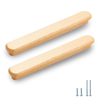 Log Wood-3.78 in 2 pcs Wood Drawer Knobs Pulls Handles Kitchen Cabinets Furniture Dresser Wardrobe Cupboard Drawer Knobs Pulls Handle