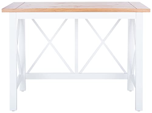 SAFAVIEH Home Collection Freyr Farmhouse Country Natural/White Desk, view 2