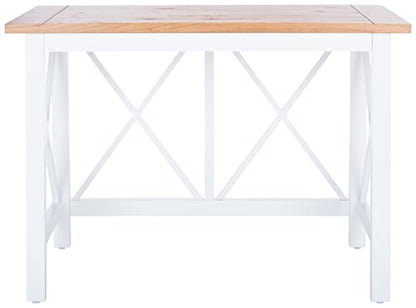 SAFAVIEH Home Collection Freyr Farmhouse Country Natural/White Desk, view 2