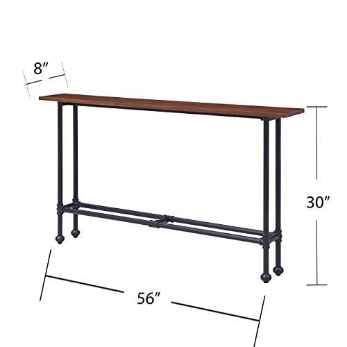 Agnew Skinny Console Table, black (AMZ0906MC), 56 in x 8 in x 30 in