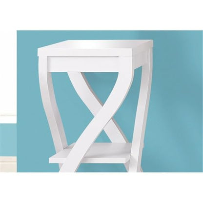 Monarch Specialties Accent Table, 32", White