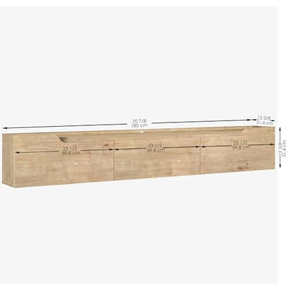 Atelier Mobili Floating TV Stand for Up to 80 Inch TVs – Wall Mounted, view 3