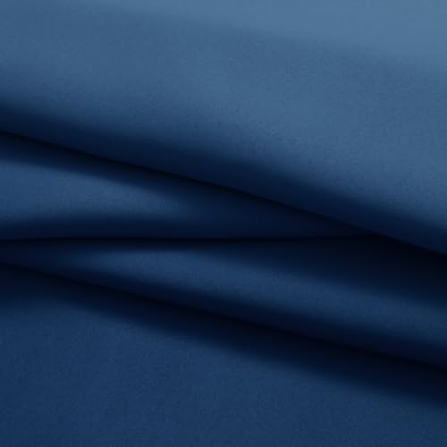 84 Inch Blue and Greyish White Ombre Curtains Room Darkening,52x84