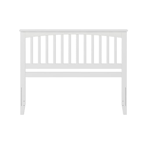 Mission Queen Solid Wood Headboard, White