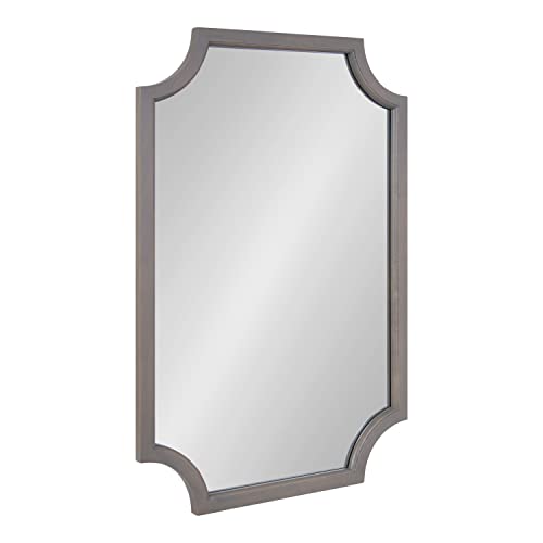 Hogan Farmhouse Wall Mirror; 20 x 30; Gray; Decorative Traditional Wall Decor