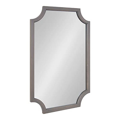 Hogan Farmhouse Wall Mirror; 20 x 30; Gray; Decorative Traditional Wall Decor