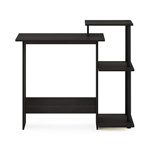 EFFICIENT Desk, 28.6" Wide Gaming Desk with 3 Open Side Shelves, view 5